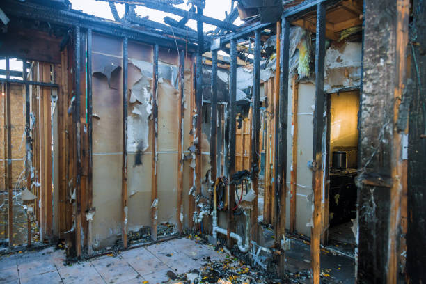 Professional Fire Damage Removal technician working in Glendora, NJ